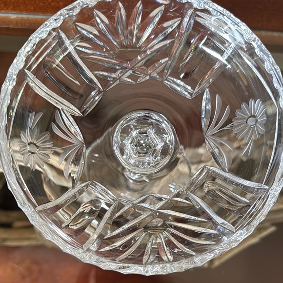 Vintage Elegant Lead Crystal Glass Candy Dish - Picture 2 of 5